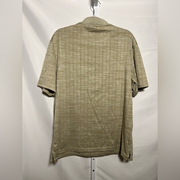 Cool 18 Performance Haggar Clothing Men’s Neutral Pattern Polo Top - Picture 3 of 5